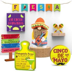 Cinco De Mayo Mexican Tiered Tray Decor Table Decor New in Box